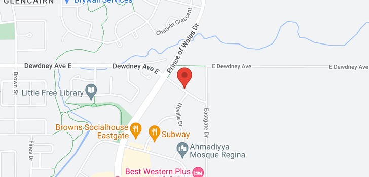map of 701 3806 Dewdney AVE E